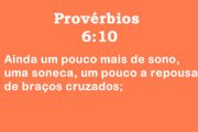 Provérbios 6:10