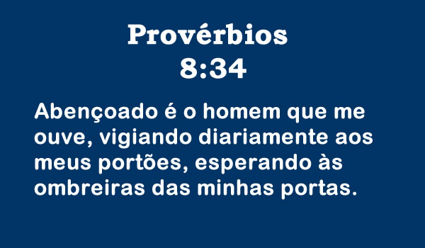 Provérbios 8:34